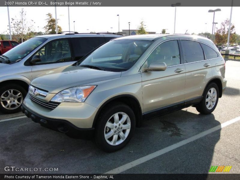Borrego Beige Metallic / Ivory 2007 Honda CR-V EX-L