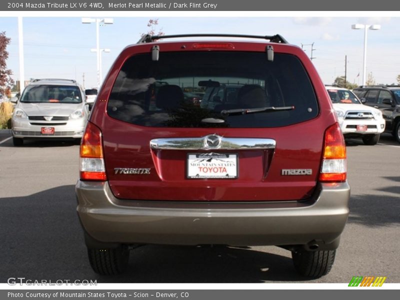 Merlot Pearl Metallic / Dark Flint Grey 2004 Mazda Tribute LX V6 4WD