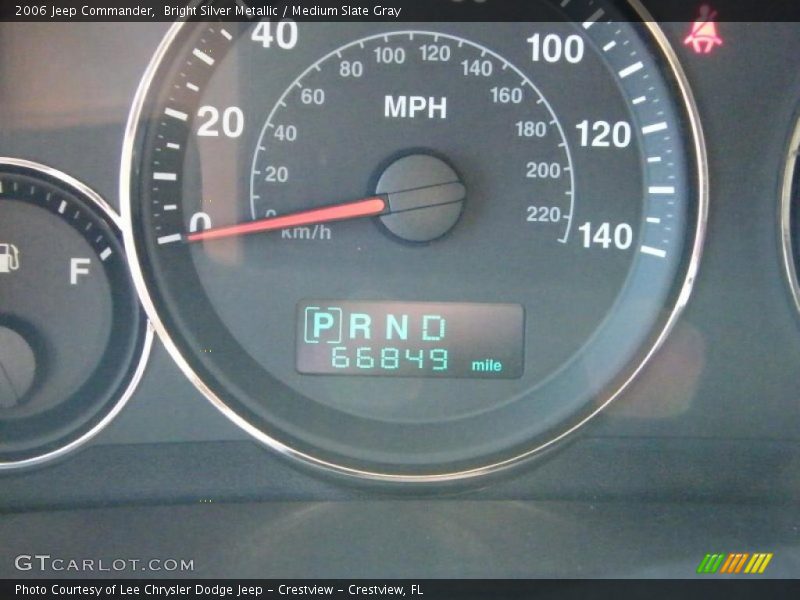 Bright Silver Metallic / Medium Slate Gray 2006 Jeep Commander