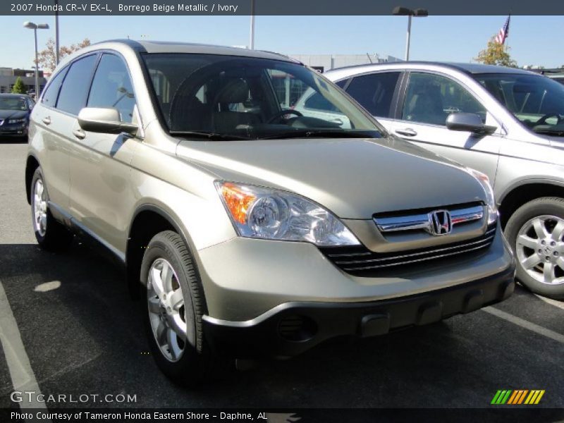 Borrego Beige Metallic / Ivory 2007 Honda CR-V EX-L