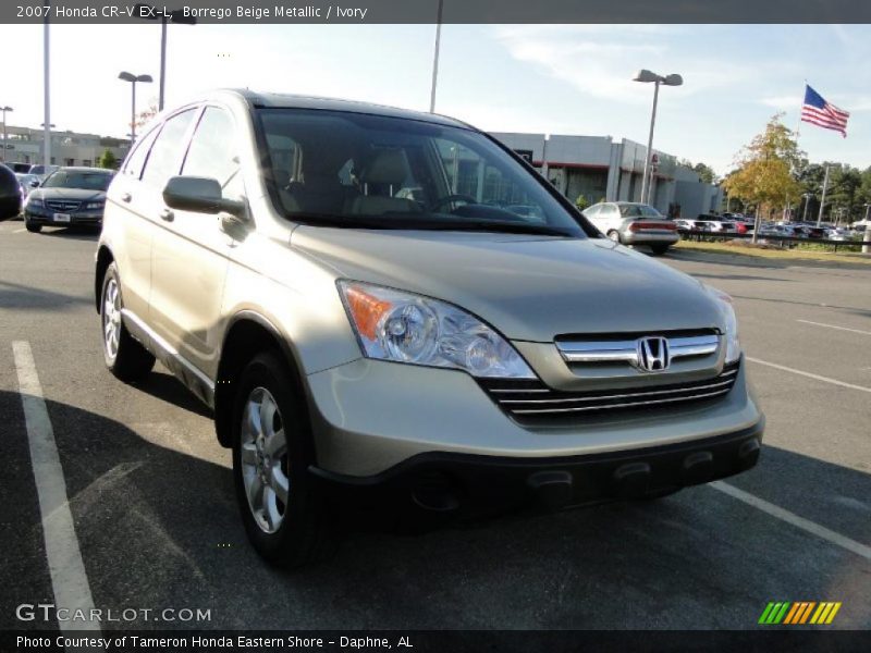 Borrego Beige Metallic / Ivory 2007 Honda CR-V EX-L