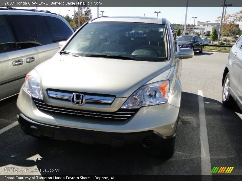 Borrego Beige Metallic / Ivory 2007 Honda CR-V EX-L