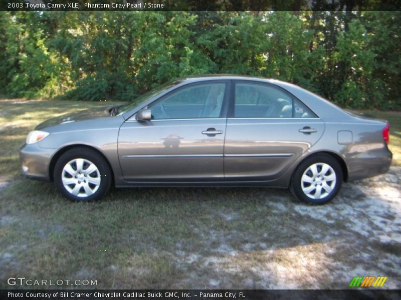 Phantom Gray Pearl / Stone 2003 Toyota Camry XLE