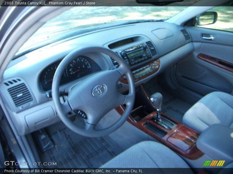 Phantom Gray Pearl / Stone 2003 Toyota Camry XLE