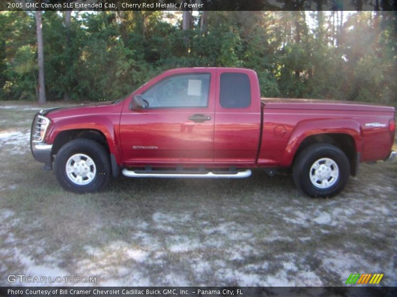 Cherry Red Metallic / Pewter 2005 GMC Canyon SLE Extended Cab