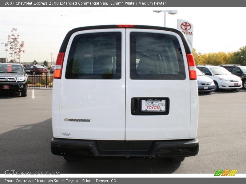 Summit White / Medium Pewter 2007 Chevrolet Express 2500 Extended Commercial Van
