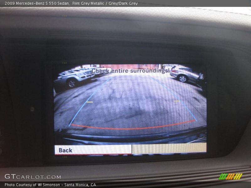 Flint Grey Metallic / Grey/Dark Grey 2009 Mercedes-Benz S 550 Sedan