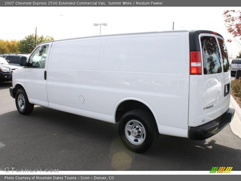 Summit White / Medium Pewter 2007 Chevrolet Express 2500 Extended Commercial Van