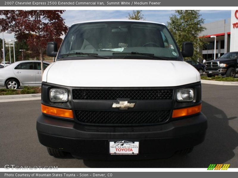 Summit White / Medium Pewter 2007 Chevrolet Express 2500 Extended Commercial Van