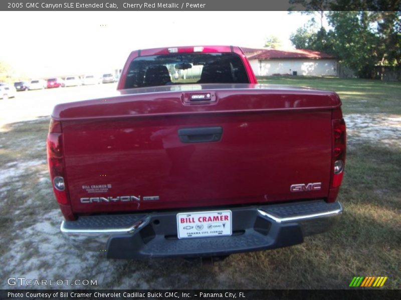 Cherry Red Metallic / Pewter 2005 GMC Canyon SLE Extended Cab