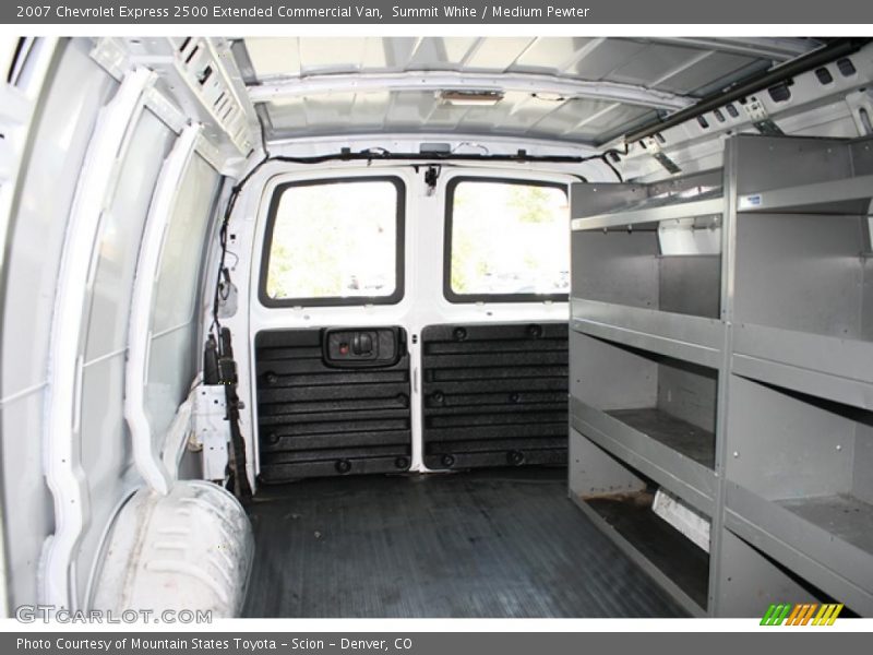  2007 Express 2500 Extended Commercial Van Trunk