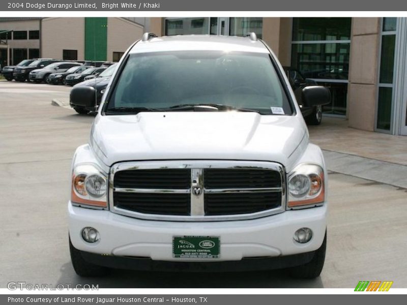 Bright White / Khaki 2004 Dodge Durango Limited