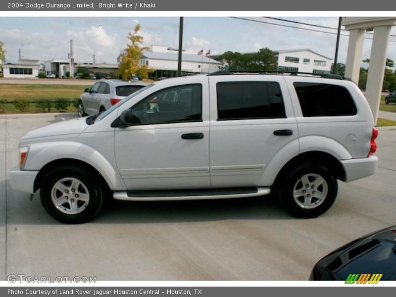 Bright White / Khaki 2004 Dodge Durango Limited