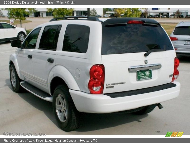 Bright White / Khaki 2004 Dodge Durango Limited