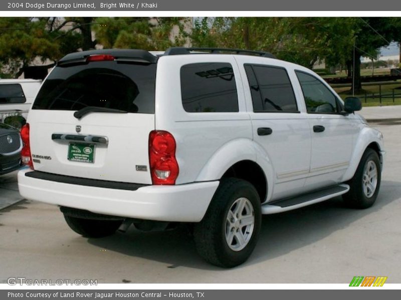 Bright White / Khaki 2004 Dodge Durango Limited