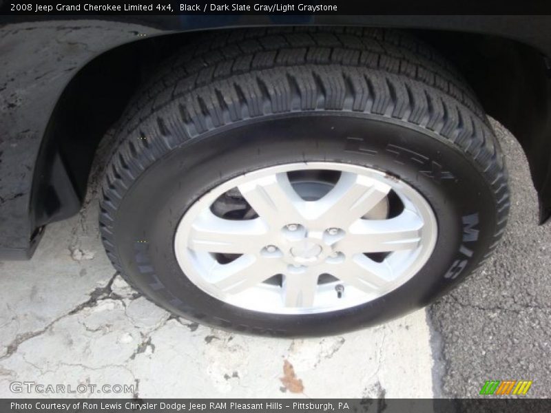 Black / Dark Slate Gray/Light Graystone 2008 Jeep Grand Cherokee Limited 4x4