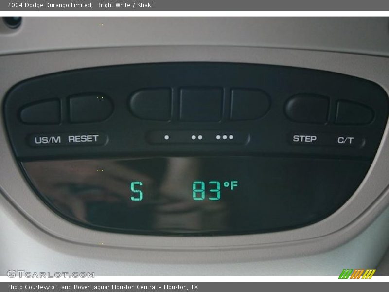Bright White / Khaki 2004 Dodge Durango Limited