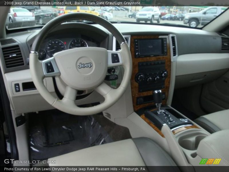 Dark Slate Gray/Light Graystone Interior - 2008 Grand Cherokee Limited 4x4 