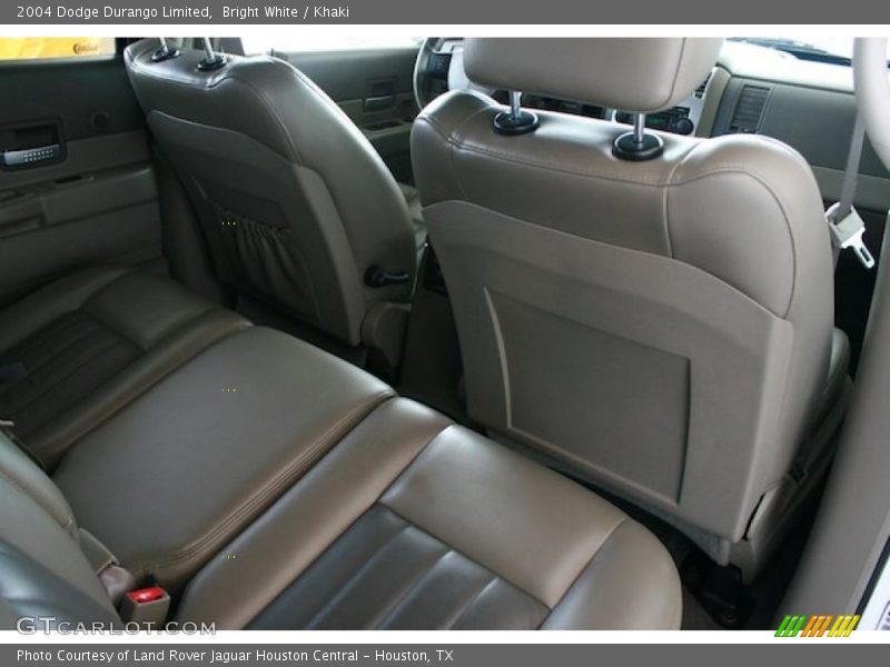 Bright White / Khaki 2004 Dodge Durango Limited