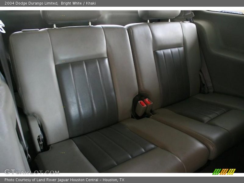Bright White / Khaki 2004 Dodge Durango Limited