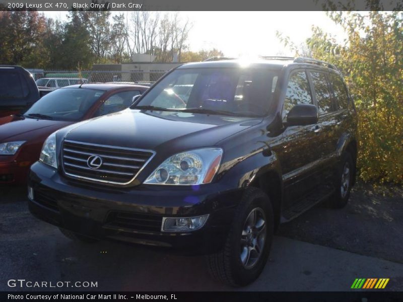 Black Onyx / Dark Gray 2009 Lexus GX 470