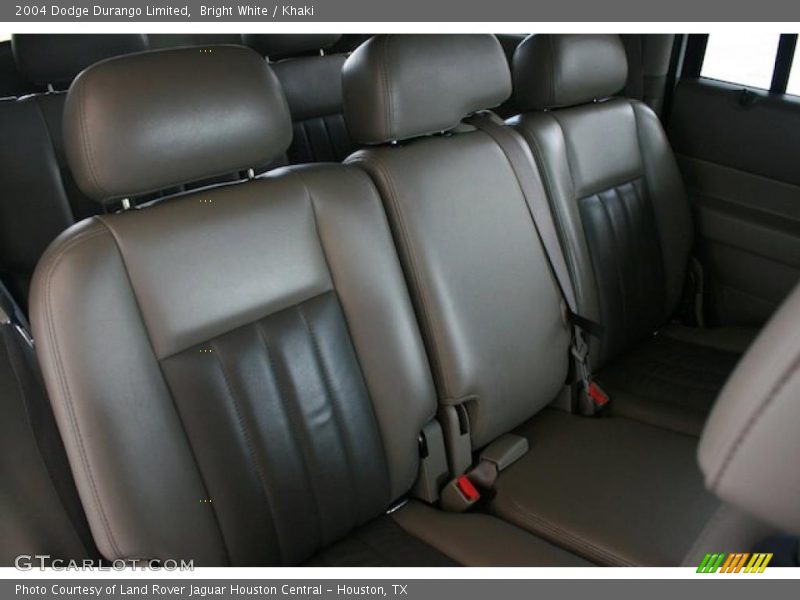 Bright White / Khaki 2004 Dodge Durango Limited