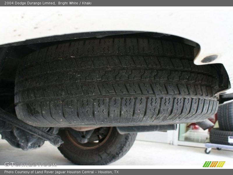 Bright White / Khaki 2004 Dodge Durango Limited