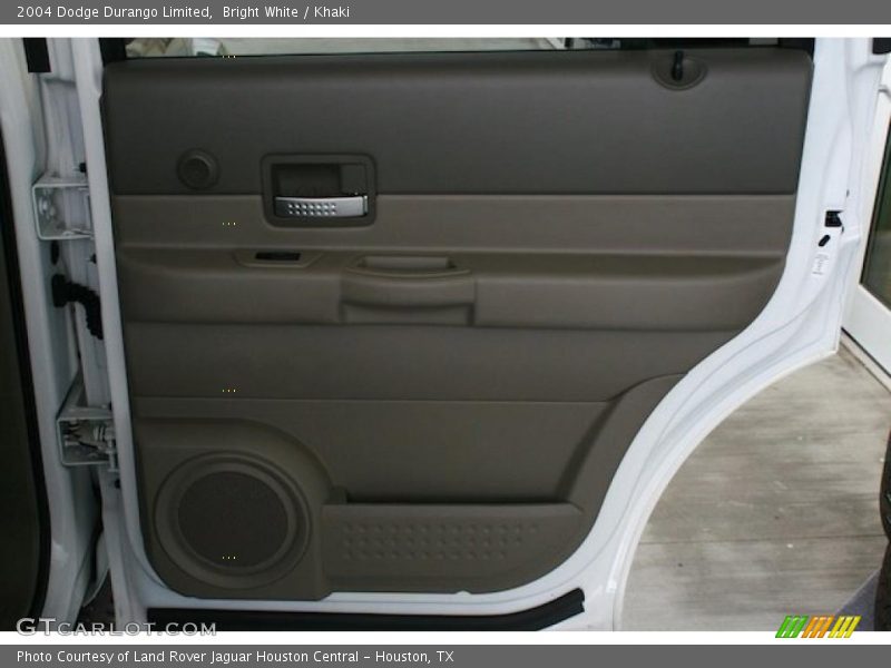 Bright White / Khaki 2004 Dodge Durango Limited