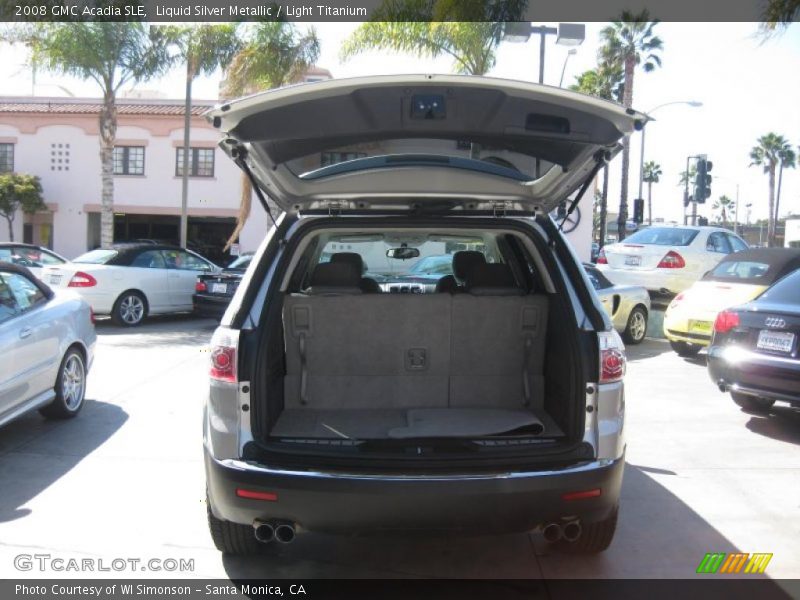 Liquid Silver Metallic / Light Titanium 2008 GMC Acadia SLE