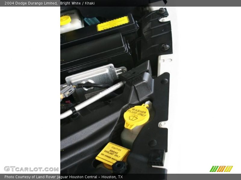 Bright White / Khaki 2004 Dodge Durango Limited
