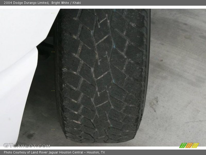 Bright White / Khaki 2004 Dodge Durango Limited
