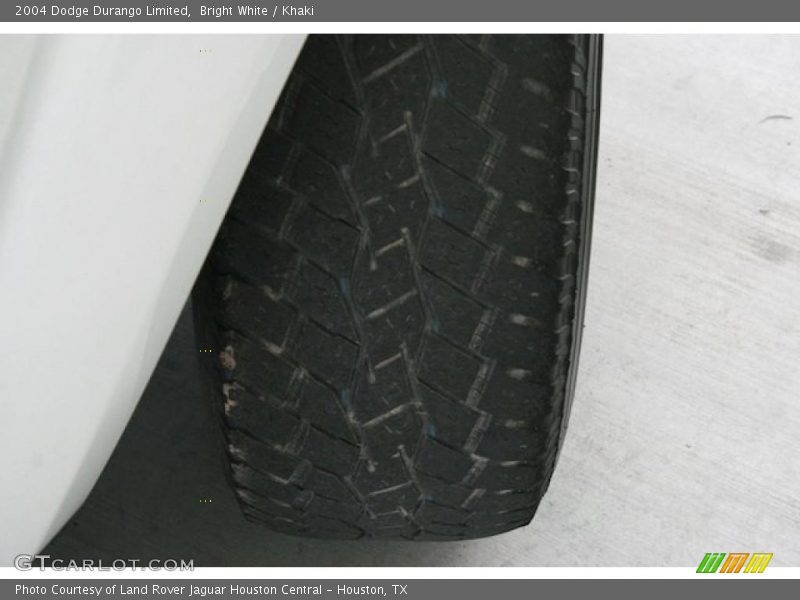 Bright White / Khaki 2004 Dodge Durango Limited
