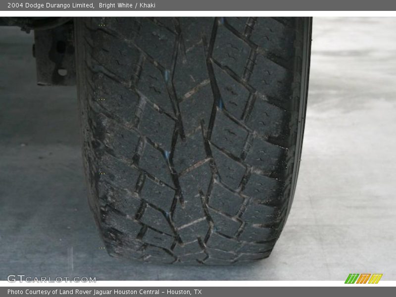 Bright White / Khaki 2004 Dodge Durango Limited