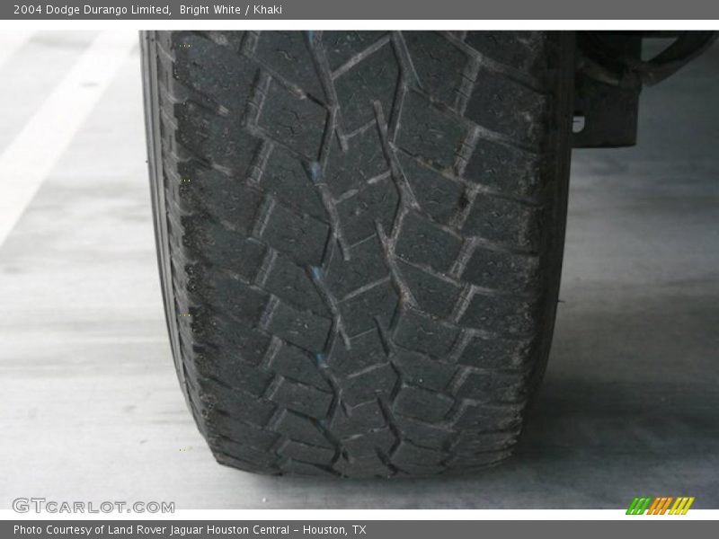 Bright White / Khaki 2004 Dodge Durango Limited