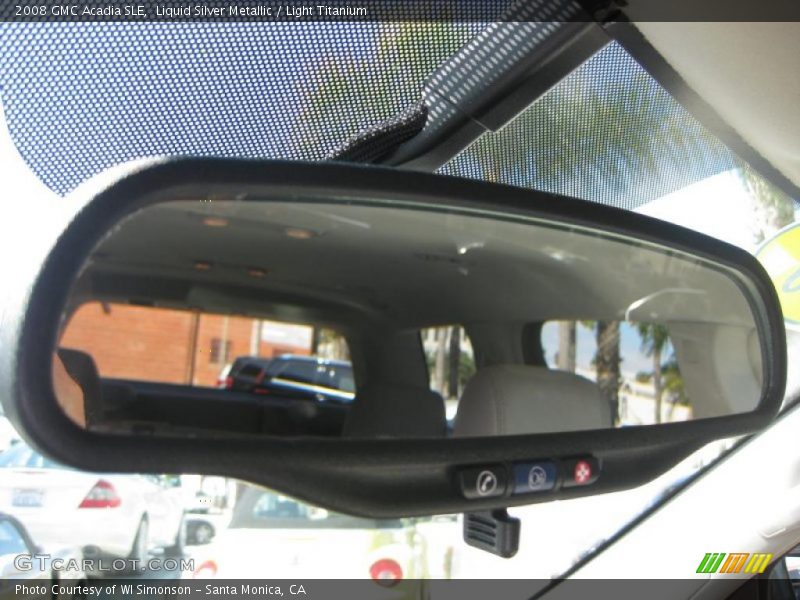 Liquid Silver Metallic / Light Titanium 2008 GMC Acadia SLE