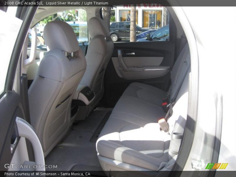 Liquid Silver Metallic / Light Titanium 2008 GMC Acadia SLE