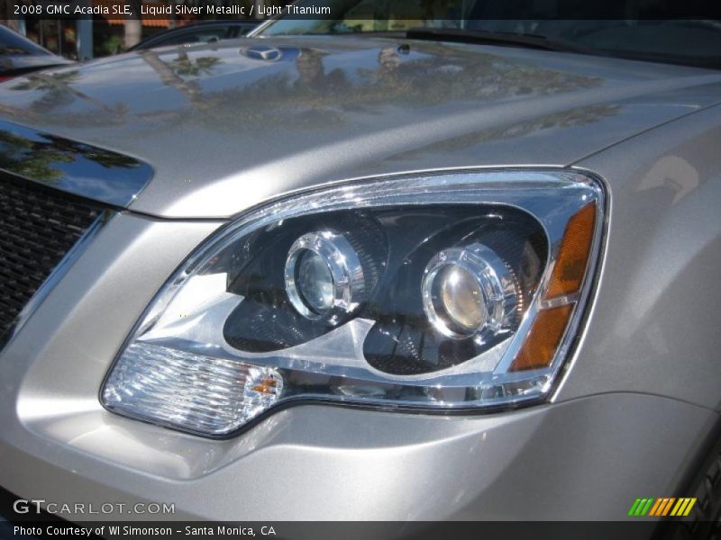 Liquid Silver Metallic / Light Titanium 2008 GMC Acadia SLE