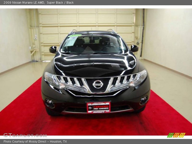 Super Black / Black 2009 Nissan Murano LE AWD