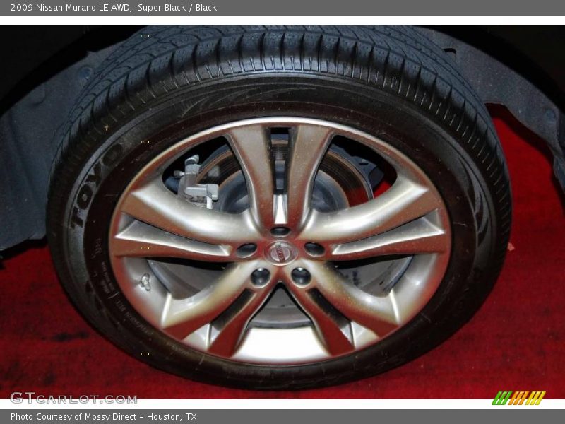Super Black / Black 2009 Nissan Murano LE AWD