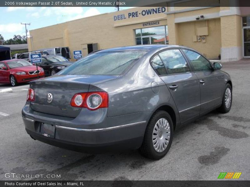 United Grey Metallic / Black 2006 Volkswagen Passat 2.0T Sedan