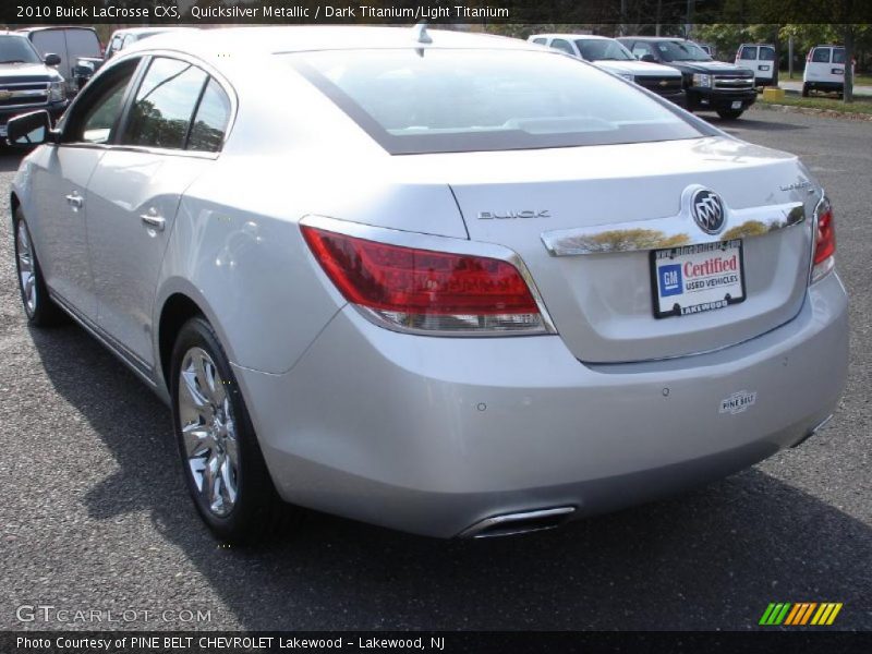 Quicksilver Metallic / Dark Titanium/Light Titanium 2010 Buick LaCrosse CXS