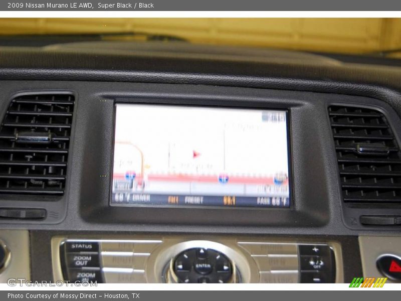 Super Black / Black 2009 Nissan Murano LE AWD