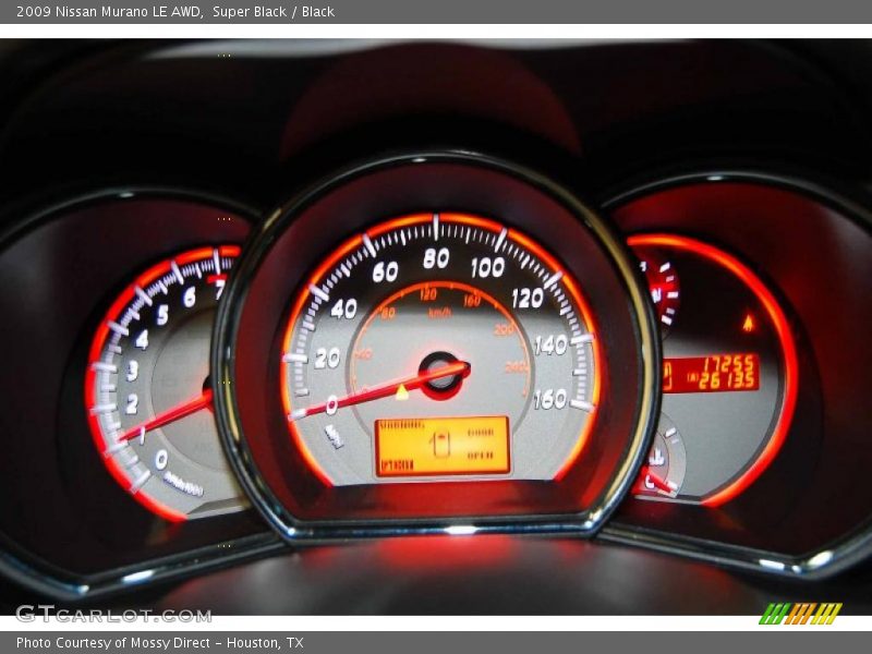 Super Black / Black 2009 Nissan Murano LE AWD