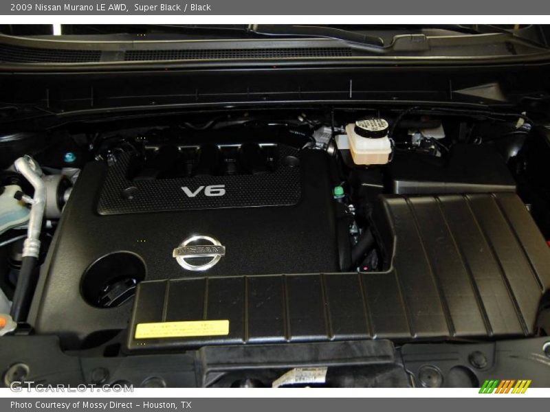 Super Black / Black 2009 Nissan Murano LE AWD