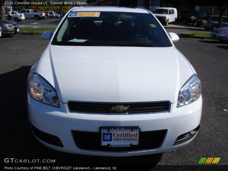 Summit White / Ebony 2010 Chevrolet Impala LT