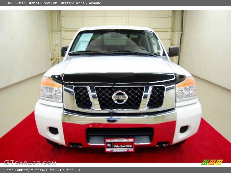 Blizzard White / Almond 2008 Nissan Titan SE Crew Cab