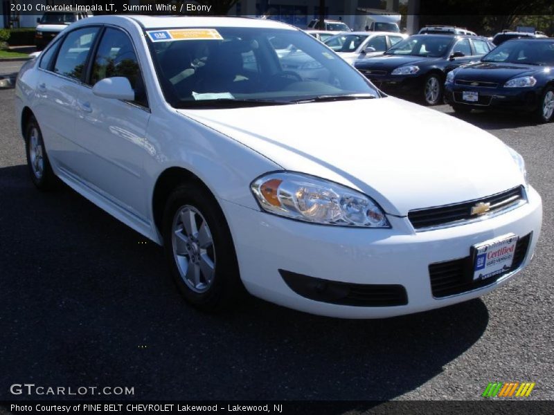 Summit White / Ebony 2010 Chevrolet Impala LT