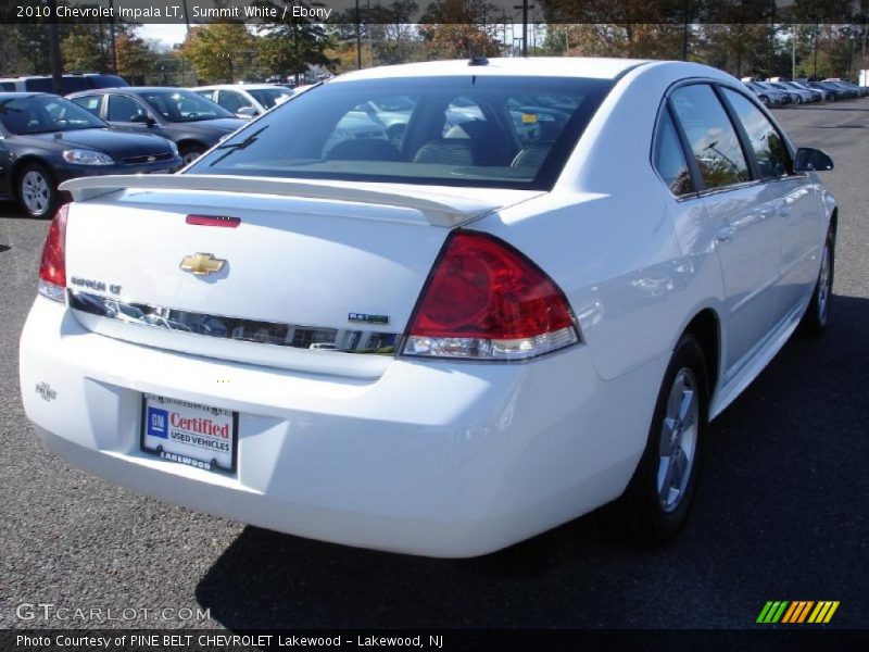 Summit White / Ebony 2010 Chevrolet Impala LT