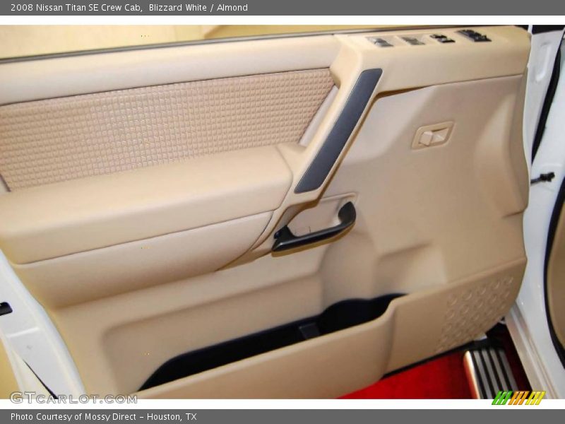 Blizzard White / Almond 2008 Nissan Titan SE Crew Cab