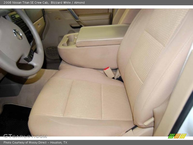 Blizzard White / Almond 2008 Nissan Titan SE Crew Cab